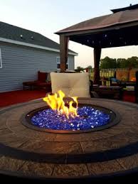 Doing this will dry any moisture that may be present in the lava rock Wilson Fisher Canyon 5 Piece Fire Pit Chat Set Big Lots