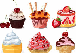 15+ gambar sketsa untuk belajar anak dalam mewarnai gambar. Ikon Makanan Penutup Warna Warni Dihiasi Cupcakes Sketsa Eps Ai Uidownload