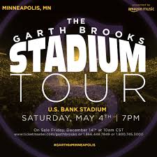 garth brooks at u s bank stadium my bob country