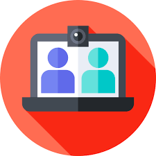 Idea concept for business teamwork. Online Meeting Free Communications Icons