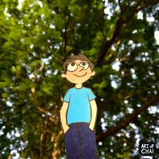 I Draw A Cartoon Version Of Myself Enjoying The Real World Cartoon Book Cover Illustration A Cartoon