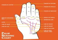 What Is Palm Reading Chart And Its Explanation Palm