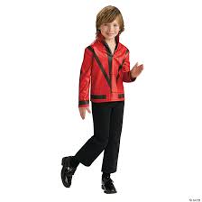 Can parents play michael jackson's thriller on halloween? Boy S Red Michael Jackson Thriller Jacket Costume Oriental Trading