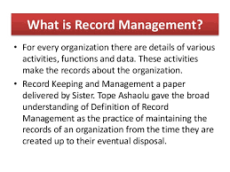 Why is records management important? Records Manangement System Electronic Records Management