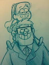 A Happy Spoiler Free Drawing Before Bed Gravity Falls Fan Art Gravity Falls Art Drawings
