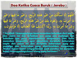 Doa Ketika Menghadapi Cuaca Buruk Jerebu Shafiqolbu