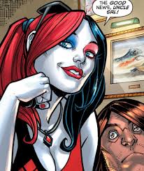 On Twitter Thinking About Harley Quinn S Half Red Half Black Hair