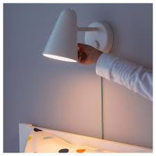 Fubbla Led Wall Lamp White Ikea Led Wall Lamp Wall Lamp Plug In Wall Lights