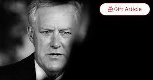 What Mark Meadows Has Learned About Trump