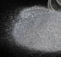 Hexagon Sparkling silver bulk glitter powder