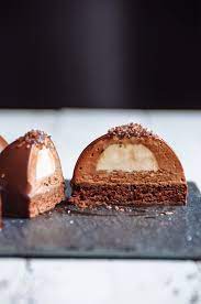 Dark Chocolate And Espresso Demi Spheres Desserts Mousse Recipes Dessert Recipes