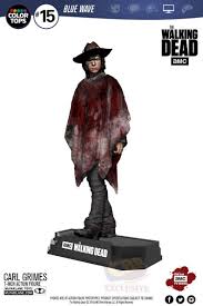 Exclusive Mcfarlane Toys Debuts Walker Camouflaged Walking Dead Carl Figure The Walking Dead The Walking Dead Tv Carl Grimes