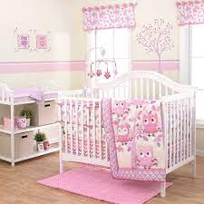 Dancing owl crib bedding set baby girls 3 piece nursery set baby quilt crib s. Pin On Nursery