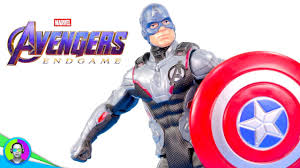 Avengers captain marvel action figure featuring carol danvers. Captain America Avengers Endgame Figure Review Hasbro Basic Youtube