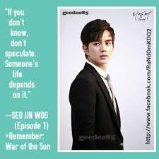 He struggles to prove his father's innocence, who begins to lose his memory due to alzheimer's. Korean Drama Quotes
