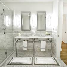 Houzz carrara marble bathrooms with gold fixtures shower. Pin On Upstairs Bath