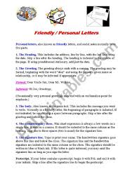 You can get insights from this you can say that friendly letter writing is already obsolete but it cannot be denied that this means of. How To Write A Friendly Letter Esl Worksheet By Holzauge
