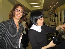 She is very professional, knowledgeable in curly hair cut, and so loving and caring. Jun Come From Japan To See Beverly Hills Hair Salon Beverly Hills Hair Stylist Mogi