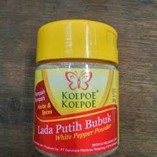 Satukan semua bahan kisar di atas dengan kelapa parut. Jual Koepoe Koepoe Lada Putih Bubuk 38 Gr X 72 Pcs Per Karton Pt Jaya Utama Santikah Kota Tangerang Banten Indotrading