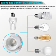 128 results for motion detecting light bulb. Luxon Infrared Motion Sensor Light Bulb E26 E27 Base Luxon