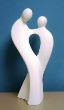Gilde Francis Paar Odin Oya 30182 Sculpture Weiss Skulptur Figur Statue Mode Tonskulpturen Steinskulptur Und Speckstein