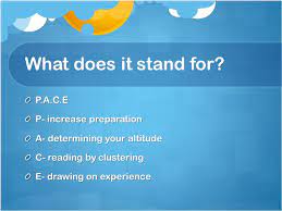 What services are covered by pace? P A C E By Mike Morocco What Is It Method That Helps Increase Your Comprehension And Reading Speed By Reducing The Time It Takes To Extract Meaning Ppt Download