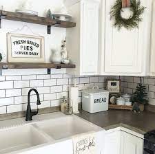 Farmhouse Winter Kitchen Farmhouse Kitchen Backsplash Farmhouse Kitchen Design Farmhouse Sink Kitchen