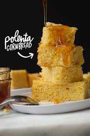· crispy cheesy corn cakes served with. Polenta Cornbread