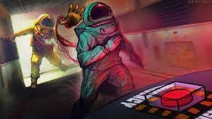 Among Us Fanart Google Search In 2020 Horror Art Game Character Art