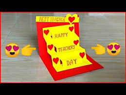 Open a page in canva. Teacher S Day Card Making Ideas Teacher S Day Greeting Card Teacher S Day Pop Up Card Youtube