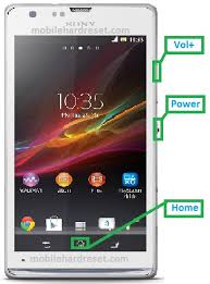 · next open settings menu. Sony Xperia Sp Hard Reset