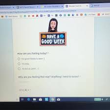 I Did A Monday Check In Google Form With My Students Today After Seeing This Idea From Alattelearning I Lea Teacher Classroom Elementary Classroom Teaching