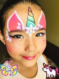 unicorn face paint ecosia face painting unicorn face in 2021 face painting unicorn face painting halloween girl face painting