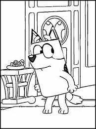 Bluey coloring pages 20 bluey is an australian animated television series for children created by joe brumm produced by ludo studio and broadcast since october 1 2018 on abc kids. Printable Coloring Sheets Bluey 6