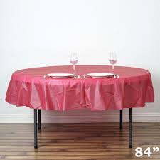 84 Burgundy 10 Mil Thick Crushed Design Waterproof Tablecloth Pvc Round Disposable Tablecloth Plastic Tables Plastic Table Covers Waterproof Tablecloth