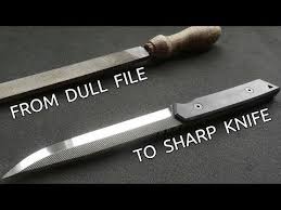 3 place the billet into a forge that is preheated to 2,300 degrees and soak until the billet is dull red. Turning An Old File Into A Shiny New Knife Knife Knife Sharpening Knife Making
