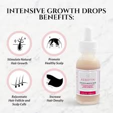 Apply the oil once a day for at least 4 weeks for noticeable results. Buy Kerotin Hair Growth Serum Intensive Hair Growth Drops Treatment Boost Natural And Healthy Hair Growth Increase Hair Density Reduce Hair Loss Promotes Longer And Thicker Hair 1