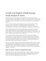 Maybe you would like to learn more about one of these? Contoh Essay Yang Sudah Jadi Ilustrasi