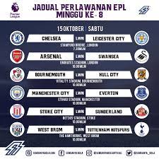 Pengendali manchester city pep guardiola berharap agar kesebelasan pemainnya dapat menjadikan jadual padat dalam saingan liga perdana inggeris (epl) kali ini sebagai satu cabaran yang 'indah' untuk diharungi. Semuanya Bola Twitterren Perlawanan Epl Datang Lagi Perlawanan Manakah Yang Paling Anda Tunggu Semuanyabola