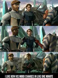 Clonewars Memes Anakin Ahsoka Obi Wan Star Wars Comics Star Wars Fandom Star Wars