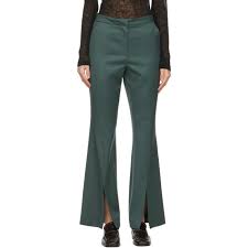 Bell bottom trousers is a reworking of a folksong rosemary lane. Lvir Green Slit Bell Bottom Trousers