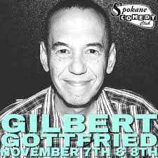 NEXT WEEKEND! GILBERT GOTTFRIED takes the stage for a performance you won't  want to miss! 😂LINK BELOW FOR TICKETS😂  https://www.spokanecomedyclub.com/events/33558