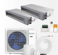Amazon.com: BRAVO 24,000 BTU Dual Zone 9000 + 18000 BTU ...