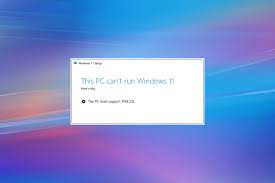 So many people will have to buy a tpm part and find in the bios how to enable it? Hgg3 Znz C9ycm