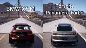 Nfs Payback Bmw X6 M Vs Porsche Panamera Turbo Drag Race Youtube