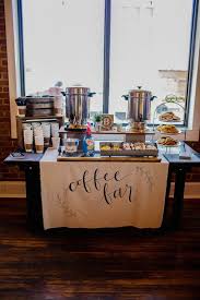 Organic Industrial Louisiana Wedding At Aubrey Hall Junebug Weddings Wedding Reception Food Stations Coffee Bar Wedding Coffee Wedding