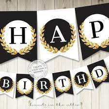 Gold yellow alphabet banner letters printable decor, gold yellow bunting letters, custom banner, punctuation included, printable party decor from cameo . Gold Glitter Party Banner Gold And Black Party Decor Etsy Gold Glitter Party Birthday Banner Free Printable Gold Glitter Printable