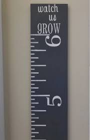 6 wood growth chart ruler kids growth chart over sized