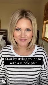How to get the hair flip!! It’s easier than you think!! #hair #myhair  #blondehair #shortblondehair #blondehairstyle