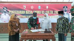 Edaran bupati bojonegoro tentang seragam asn : Penandatanganan Naskah Serah Terah Hasil Program Tandai Penutupan Kegiatan Tmmd Bojonegoro Tahun 2021 Kodim 0813 Bojonegoro Mitratoday